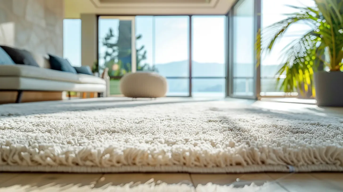 Professional carpet cleaning in Los Angeles — steam cleaning (hot-water extraction) of residential wall-to-wall carpet and area rugs by a Maid VIP-referred professional